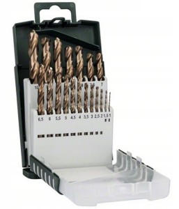 BOSCH ZESTAW WIERTEŁ KOBALTOWYCH do metalu  19szt.