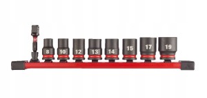 MILWAUKEE ZESTAW NASADEK UDAROWYCH 3/8" 9 szt.