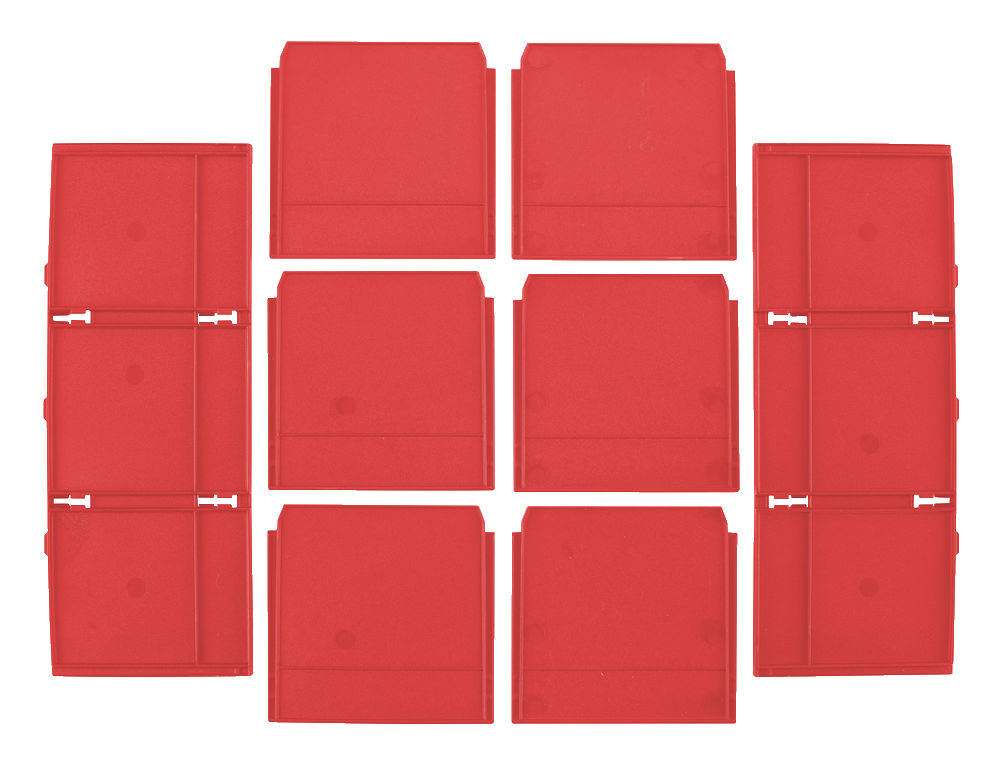 Przregródki do 2 szuflad