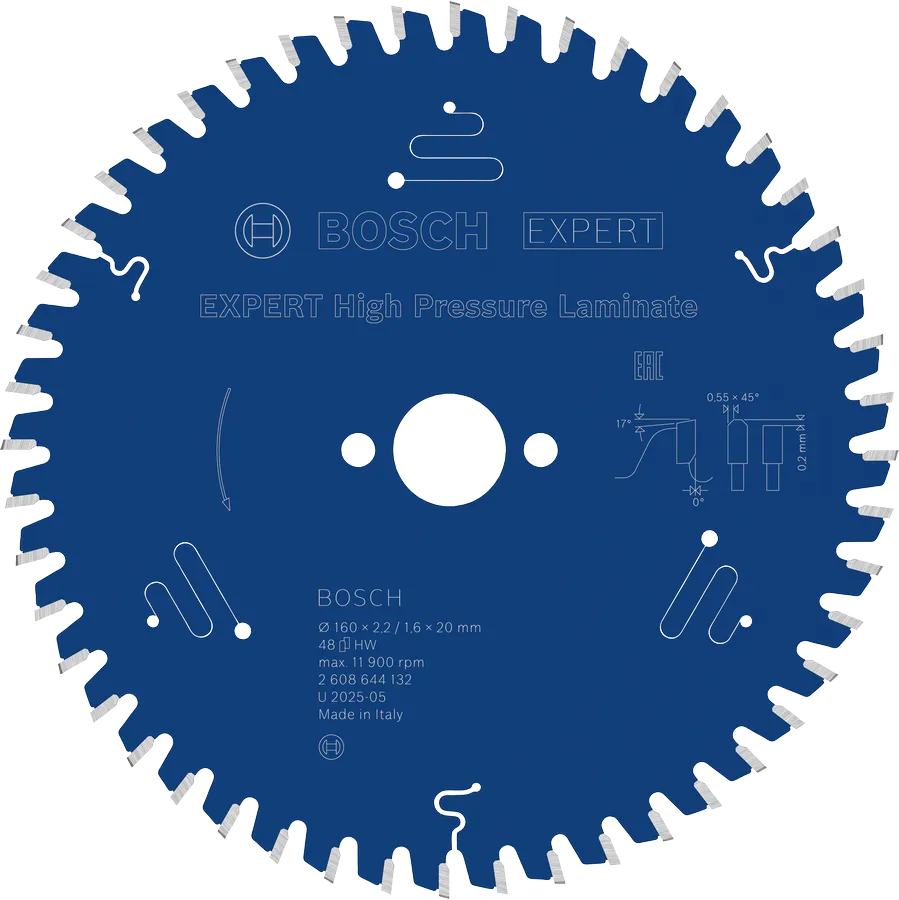 Zęby z węglika Microteq HLTCG tarczy pilarskiej Bosch EXPERT 160 mm